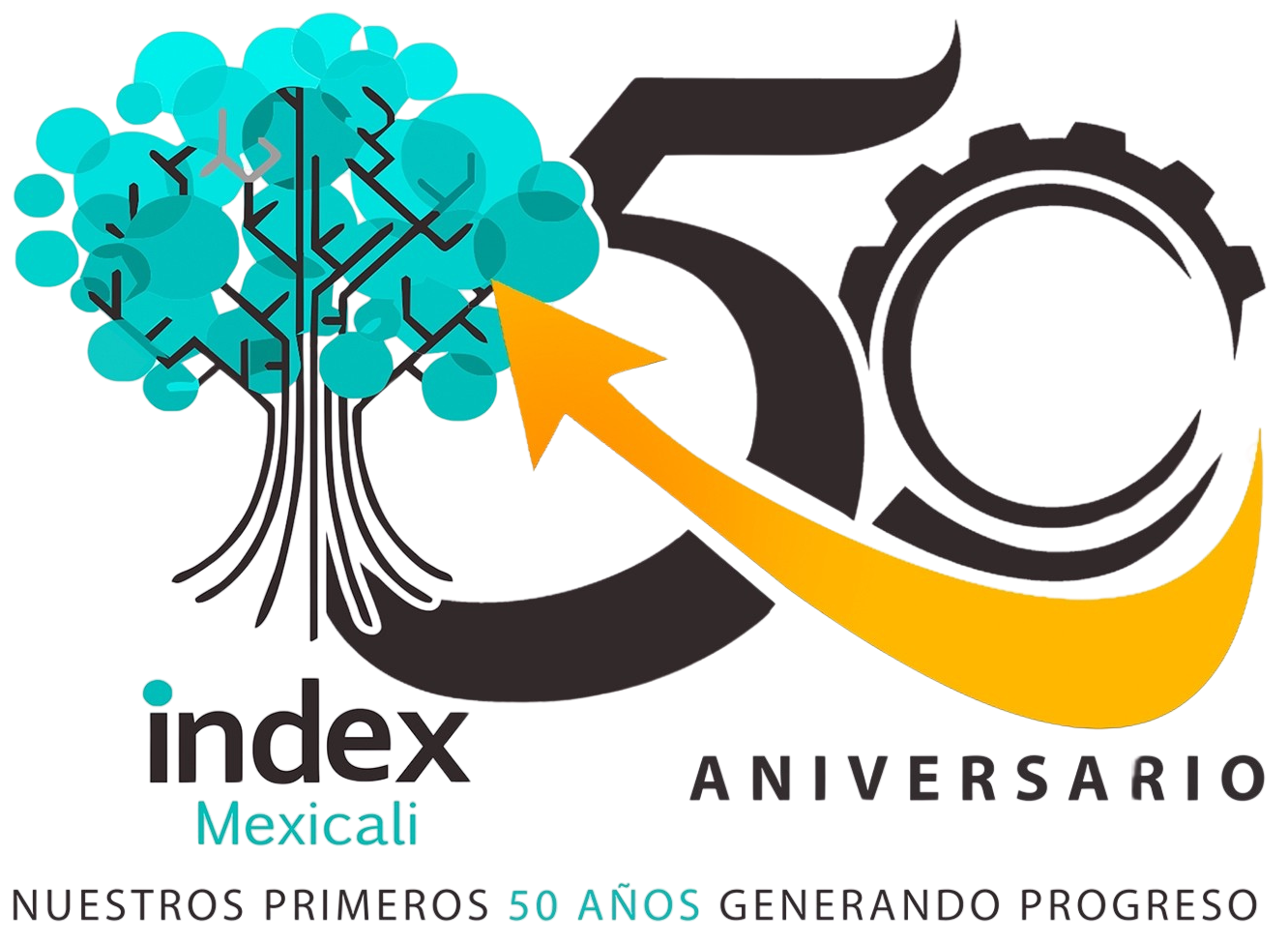 Logo de Index Mexicali 50 Aniversario